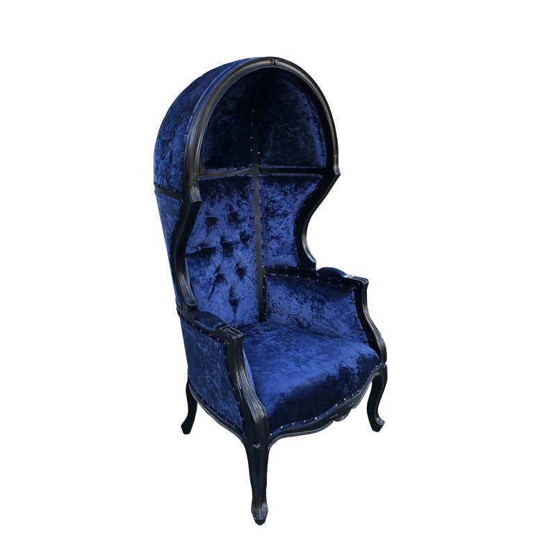 Rosdorf Park Vogler 30'' Wide Velvet Balloon Chair Wayfair.ca